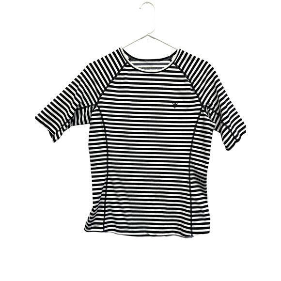 Coolibar Tops - Coolibar UPF 50+ UV Protection Women S Striped SS Tee Shirt Top Outdoors
